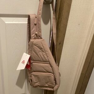 Reebok Beige Belt Bag for Men